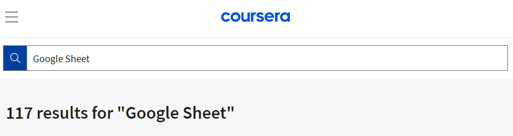 เรียน Google Sheets ฟรี บน Coursera