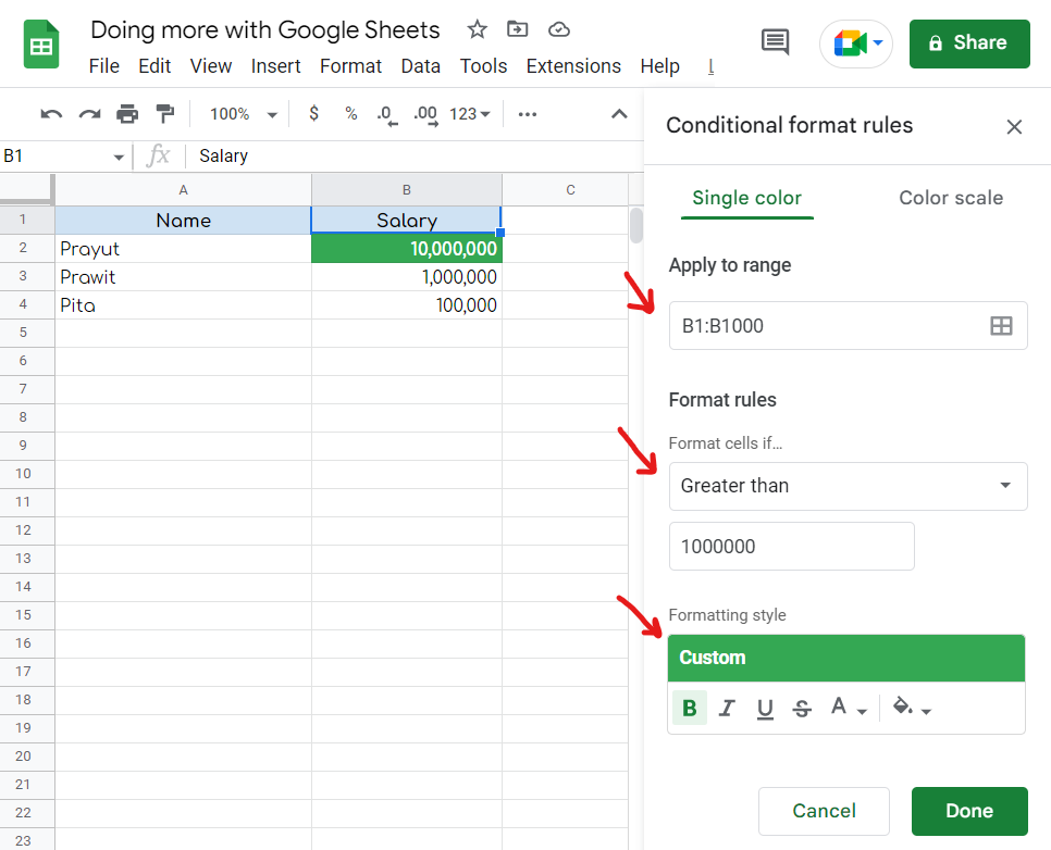 เรียน Google Sheets ฟรี บน Coursera