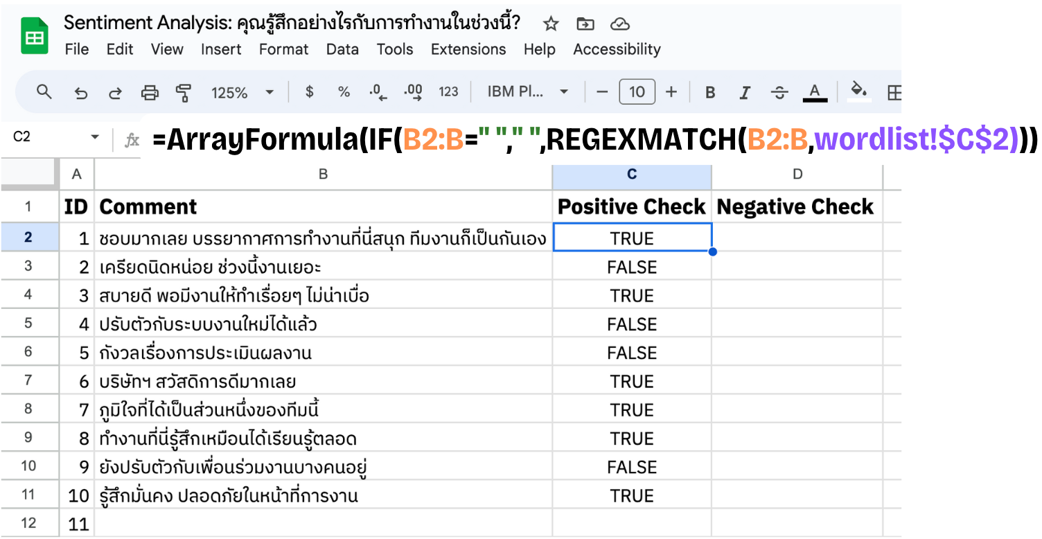 เริ่มทำ Sentiment Analysis ใช้งบศูนย์บาท ด้วย Google Sheets สำหรับมือใหม่