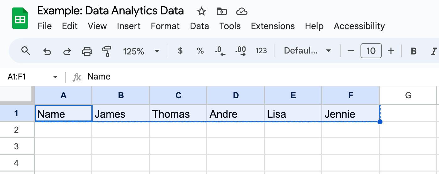 เตรียมข้อมูลด้วย Google Sheets สำหรับมือใหม่ เริ่มได้ทันที