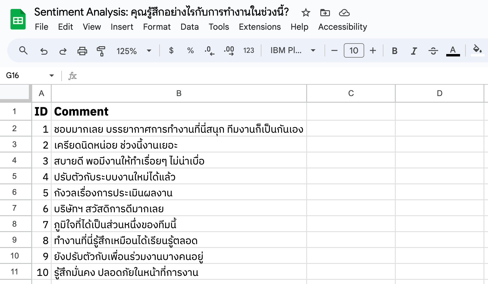 เริ่มทำ Sentiment Analysis ใช้งบศูนย์บาท ด้วย Google Sheets สำหรับมือใหม่