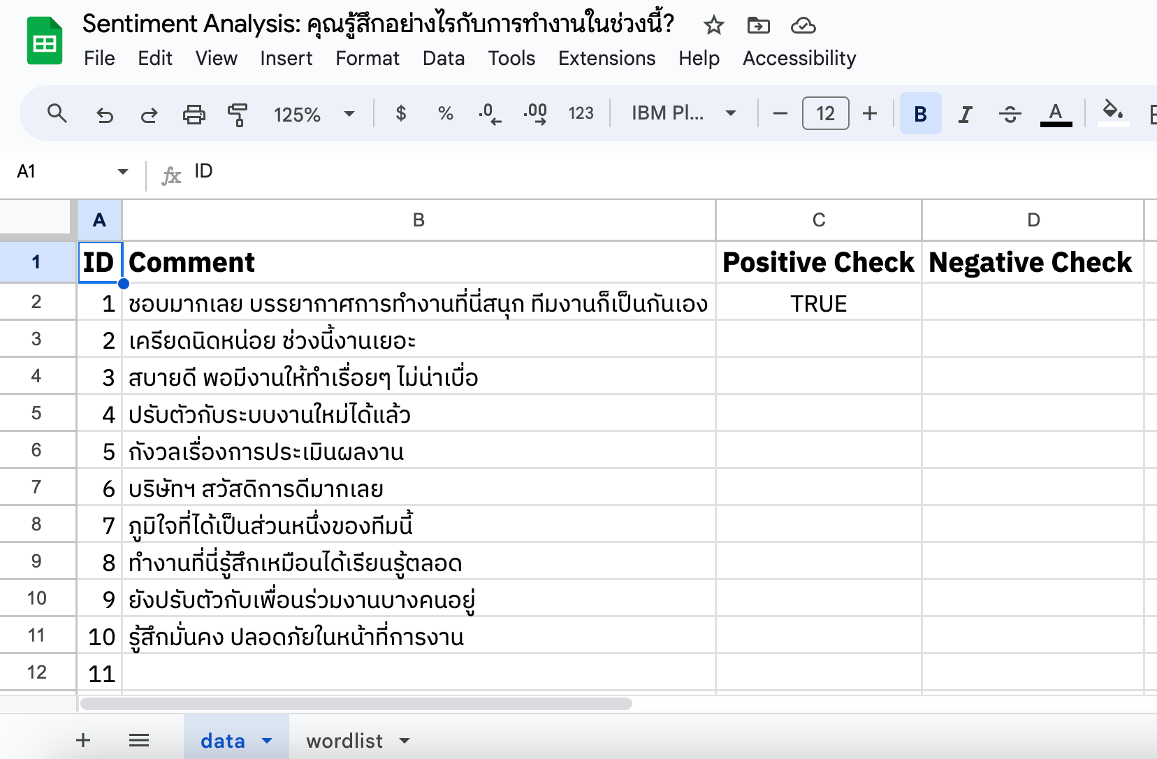 เริ่มทำ Sentiment Analysis ใช้งบศูนย์บาท ด้วย Google Sheets สำหรับมือใหม่